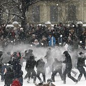 Циклон «Дэйзи» повлек за собой снежный флешмоб в Берлине (ФОТО)