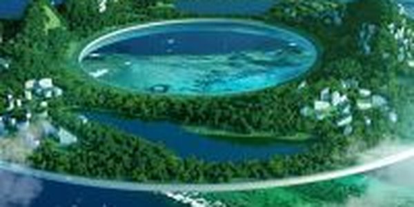 Китайский архитектор пожелал построить летающий город